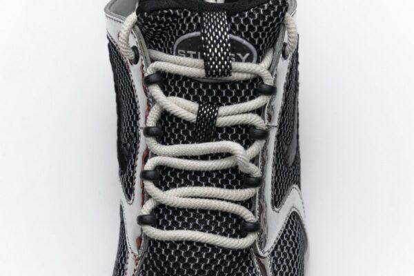 CU1854-001 Stussy x Nike Air Zoom Spiridon Cage 2 Black Silver - Image 9