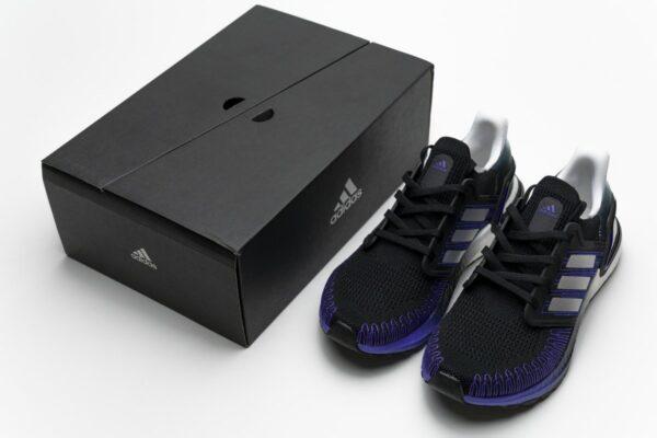 FV0033 adidas Ultra BOOST 20 CONSORTIUM Core Black Silver Real Boost - Image 2