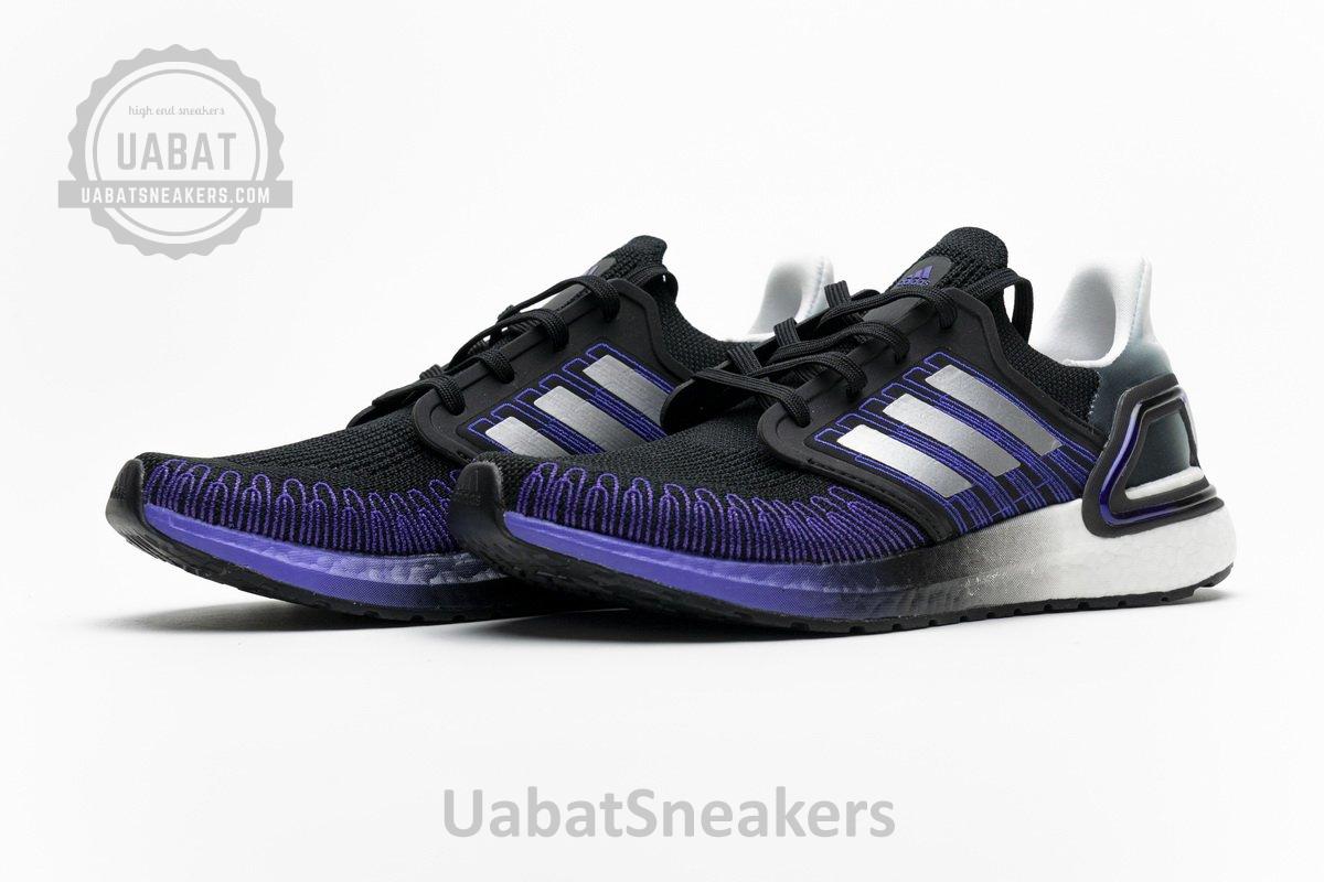 FV0033 adidas Ultra BOOST 20 CONSORTIUM Core Black Silver Real Boost - Image 4