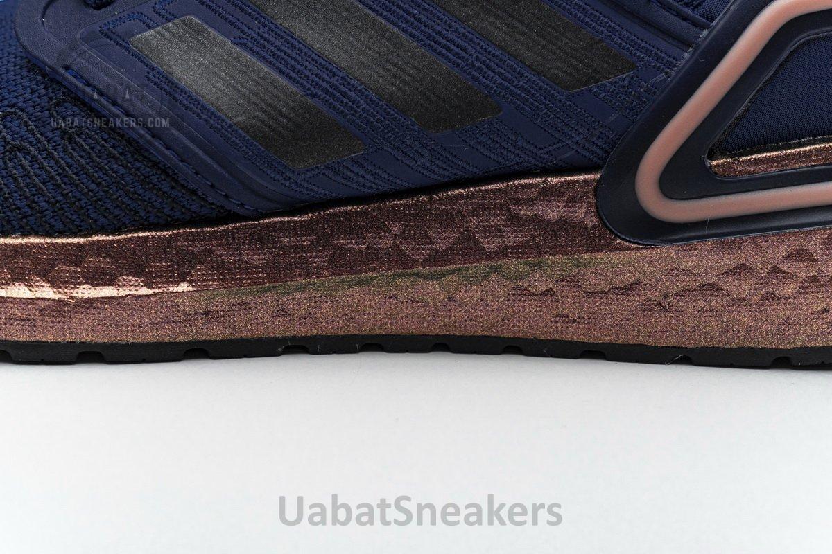 FV4394 adidas Ultra BOOST 20 CONSORTIUM Dark Blue Gold Real Boost - Image 8