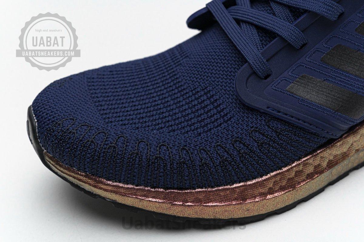 FV4394 adidas Ultra BOOST 20 CONSORTIUM Dark Blue Gold Real Boost - Image 9