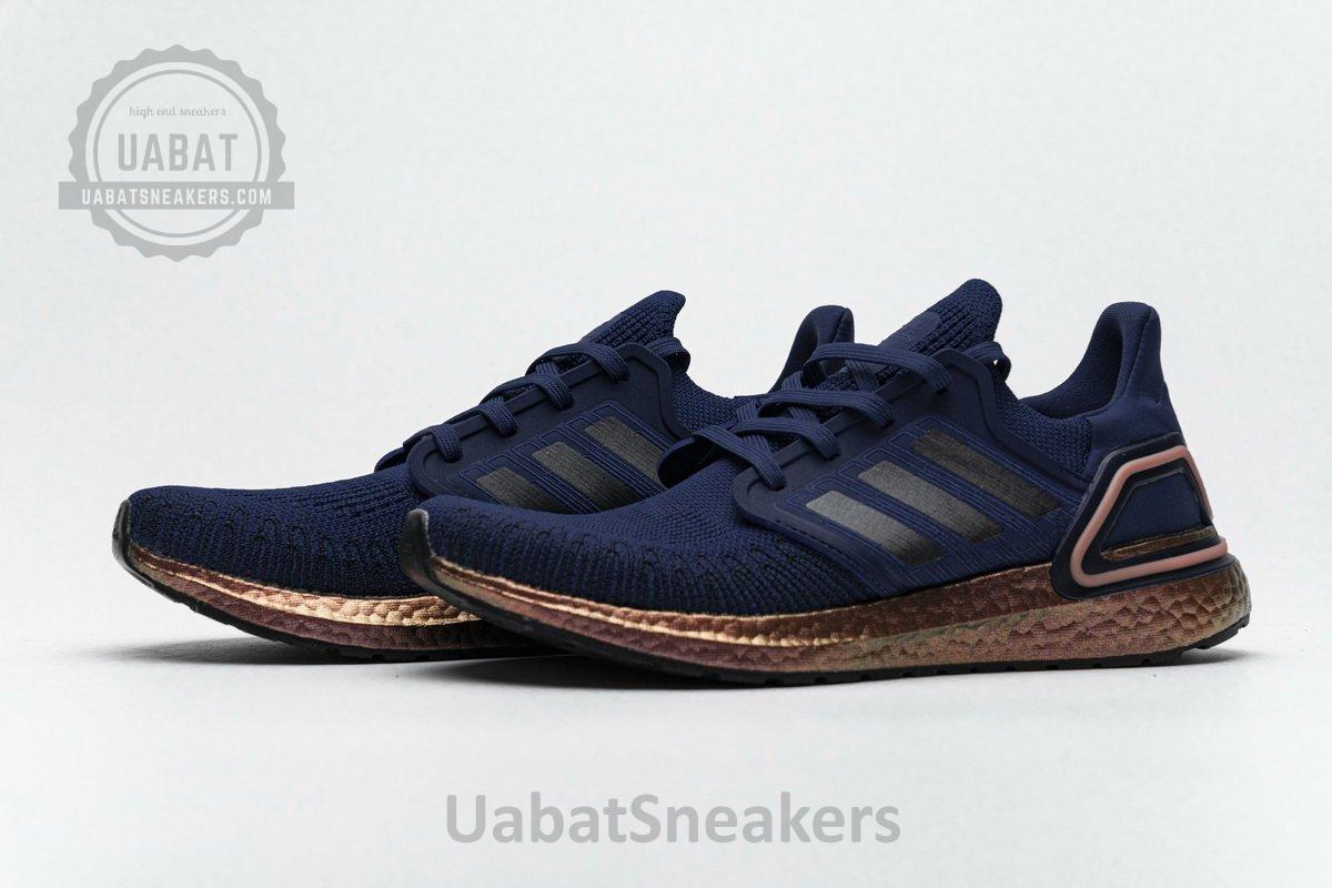 FV4394 adidas Ultra BOOST 20 CONSORTIUM Dark Blue Gold Real Boost - Image 5