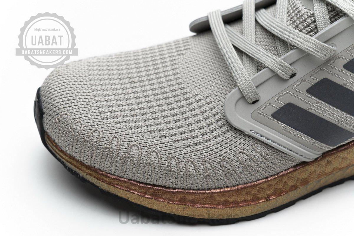 FV4389 adidas Ultra BOOST 20 CONSORTIUM Metal Grey and Coral Real Boost - Image 8