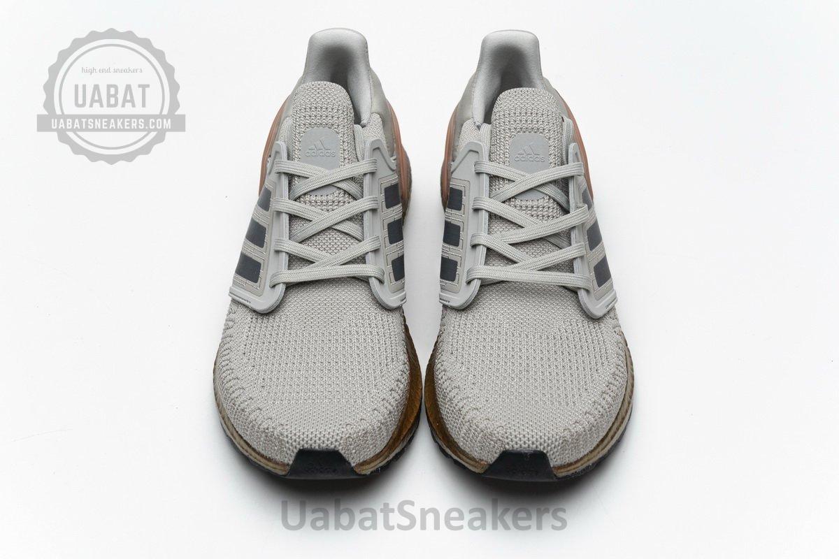 FV4389 adidas Ultra BOOST 20 CONSORTIUM Metal Grey and Coral Real Boost - Image 5