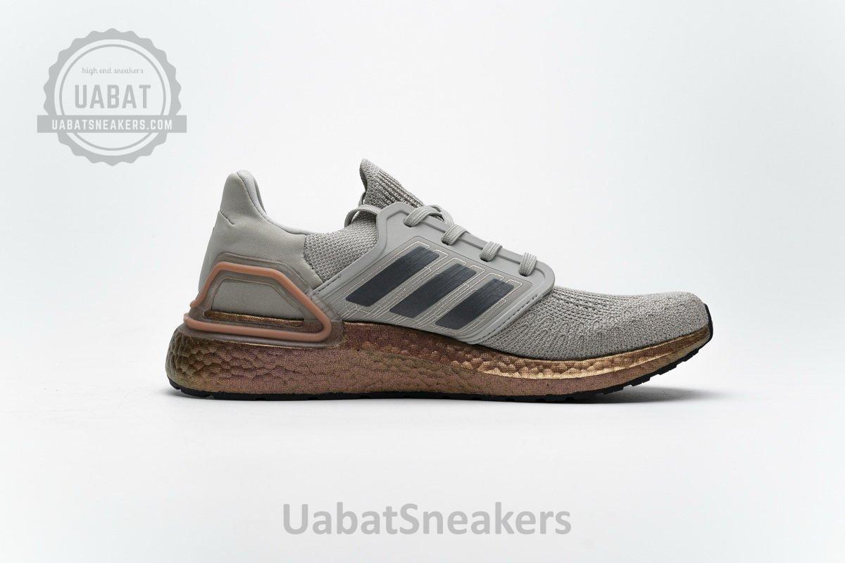 FV4389 adidas Ultra BOOST 20 CONSORTIUM Metal Grey and Coral Real Boost - Image 11