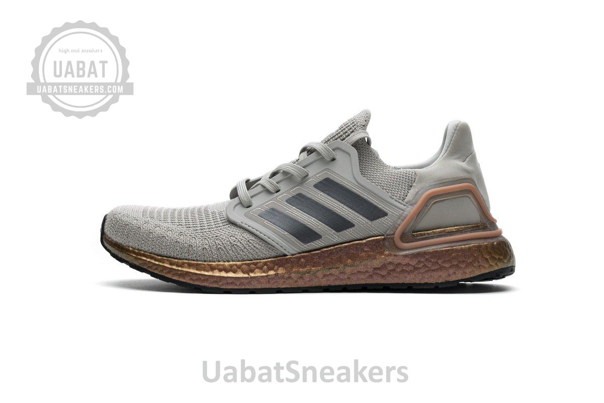 FV4389 adidas Ultra BOOST 20 CONSORTIUM Metal Grey and Coral Real Boost - Image 12