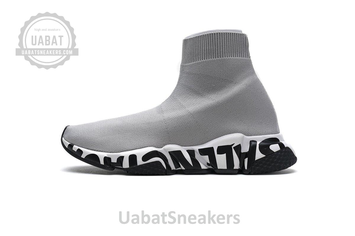 Balenciaga Stretch Mesh High Top Sneaker Grey