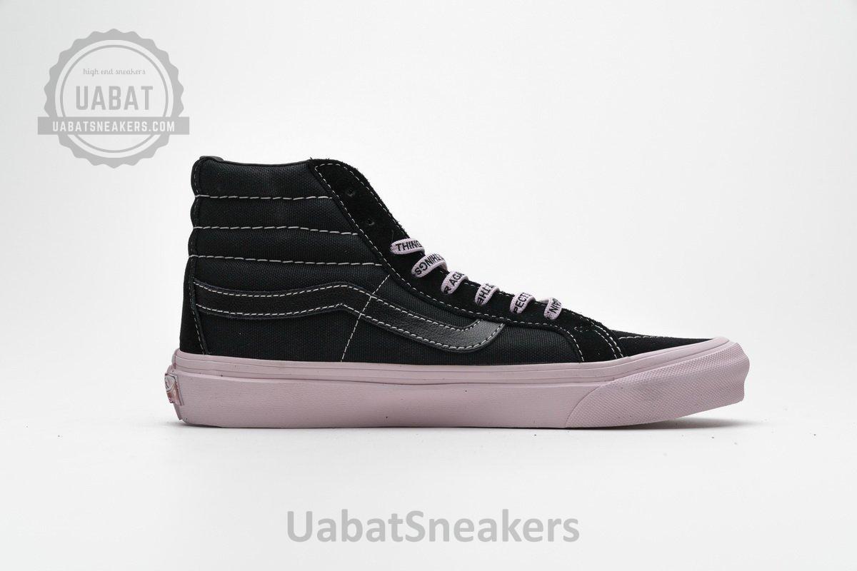 VN0A36C7OYN Vans OG SK8-HI LX Black Pink - Image 11