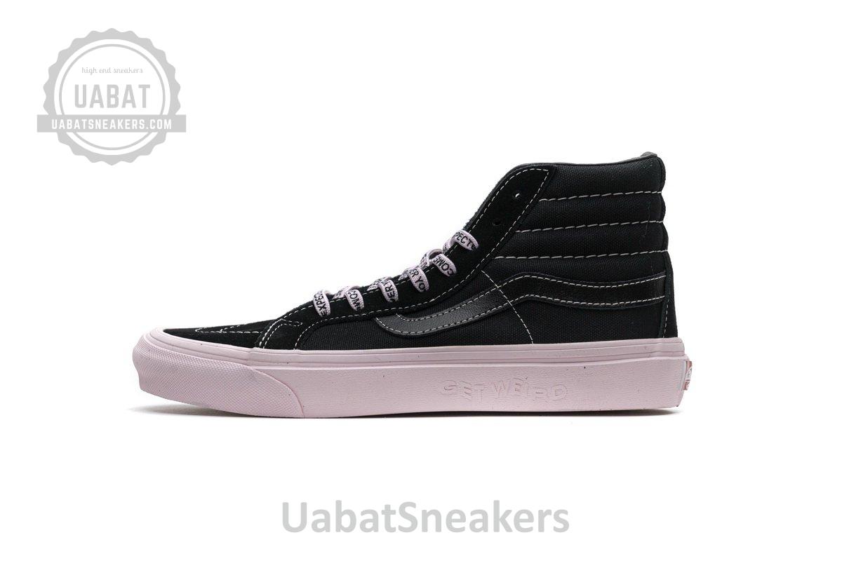 VN0A36C7OYN Vans OG SK8-HI LX Black Pink - Image 12