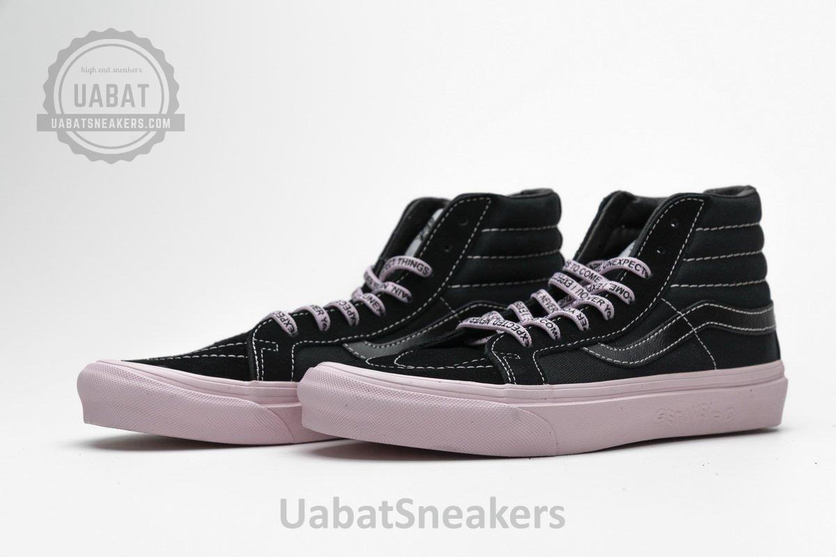 VN0A36C7OYN Vans OG SK8-HI LX Black Pink - Image 5