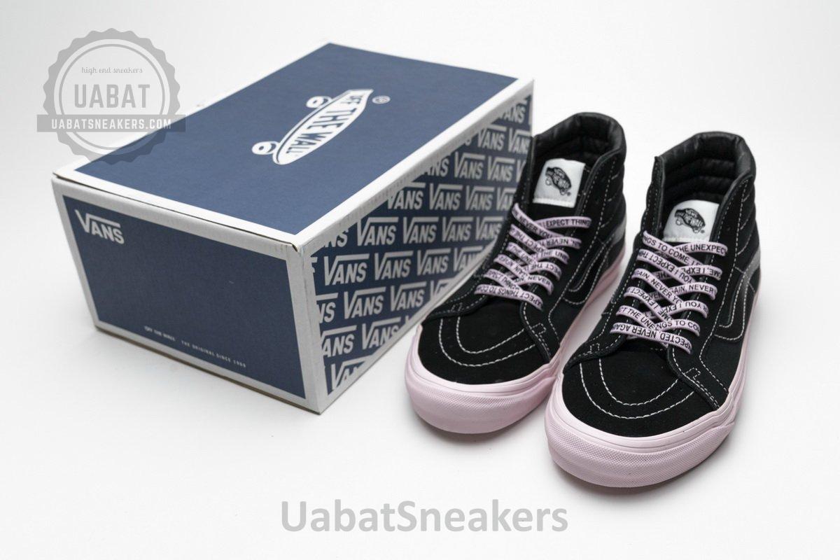 VN0A36C7OYN Vans OG SK8-HI LX Black Pink - Image 2