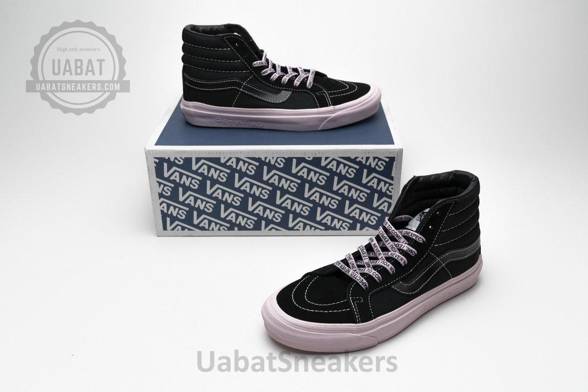 VN0A36C7OYN Vans OG SK8-HI LX Black Pink - Image 4