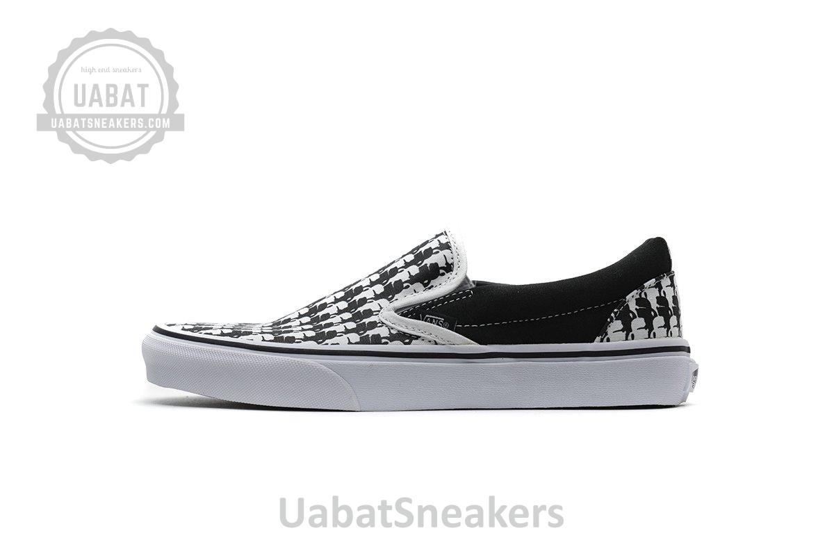 Vans Classic Slip-On Karl Lagerfeld Black White