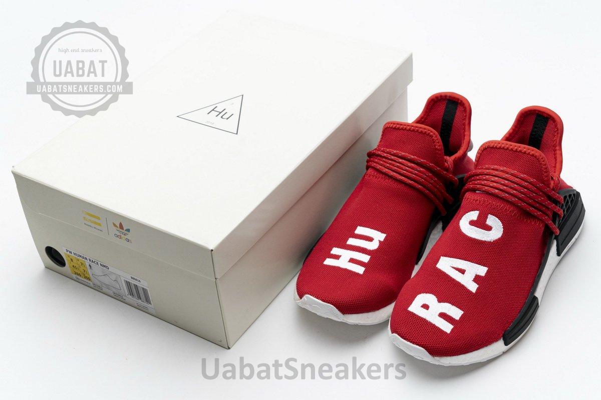 Pharrell Williams x Adidas NMD Human Race “Red” Real Boost BB0616 - Image 3