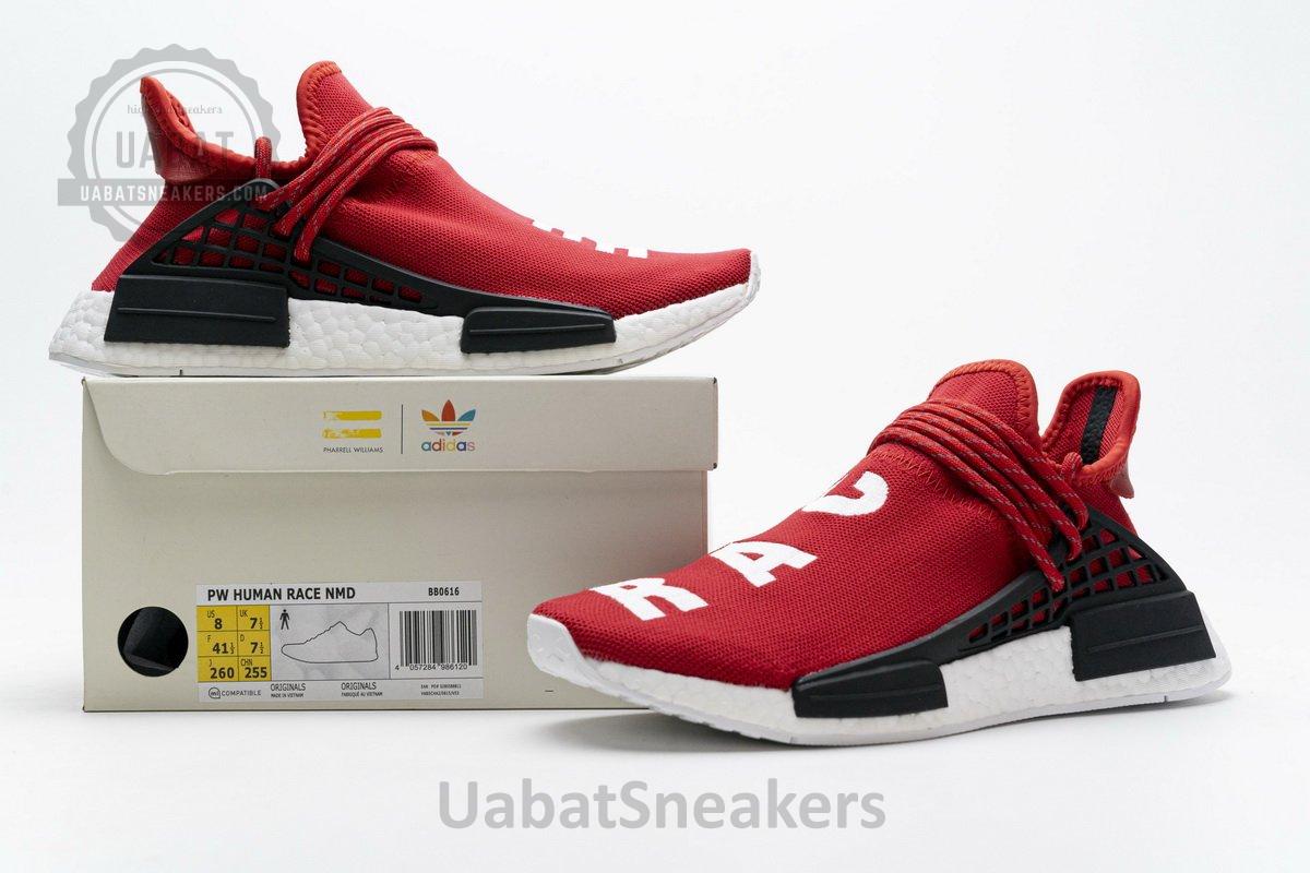 Pharrell Williams x Adidas NMD Human Race “Red” Real Boost BB0616 - Image 2