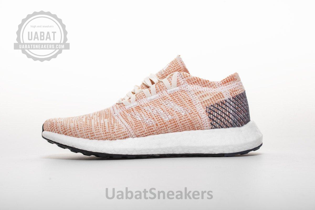 Adidas Pure Boost GO "Cloud White/Cloud White/Mystery Ink" B75666
