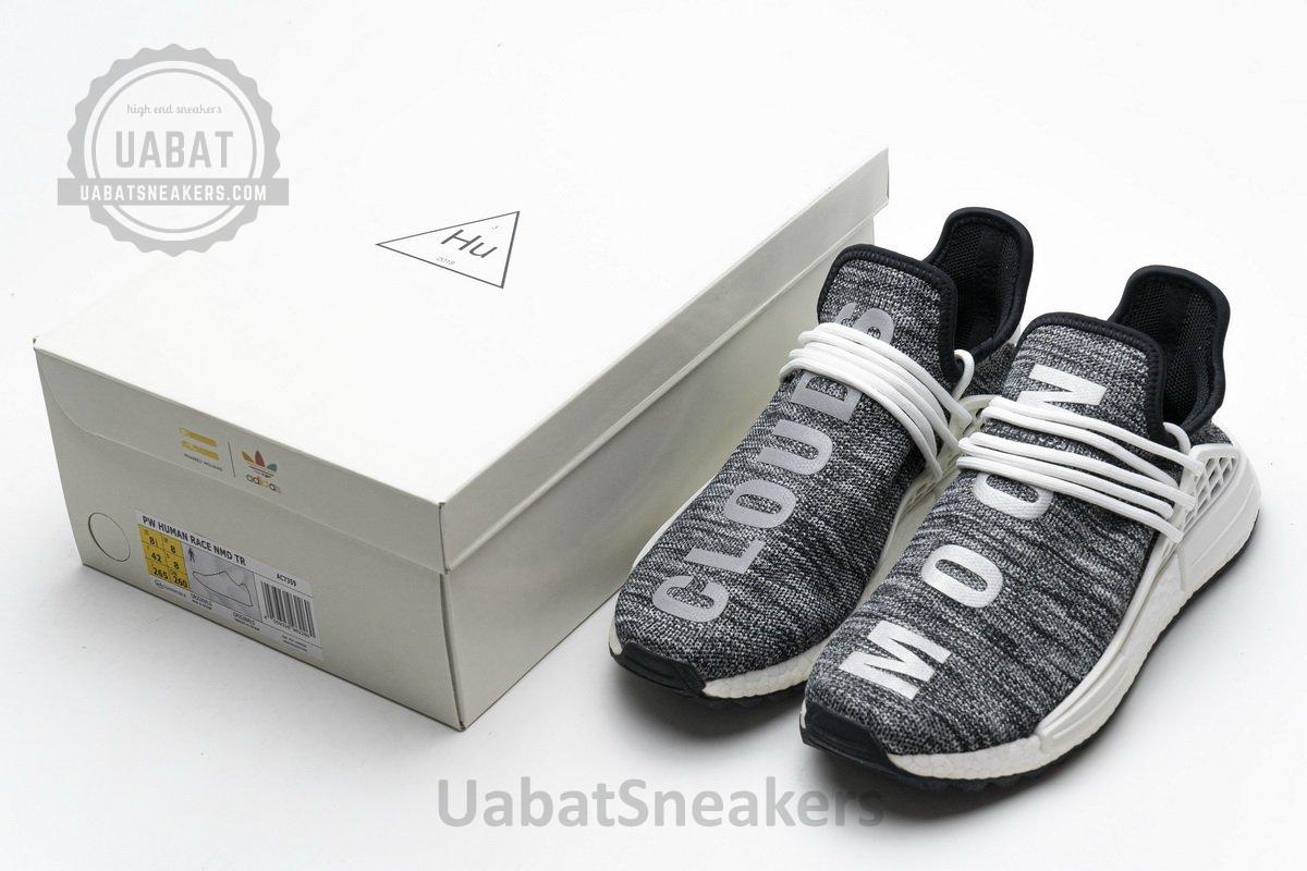 Pharrell Williams x Adidas NMD Human Race “Core Black” Real Boost AC7359 - Image 7