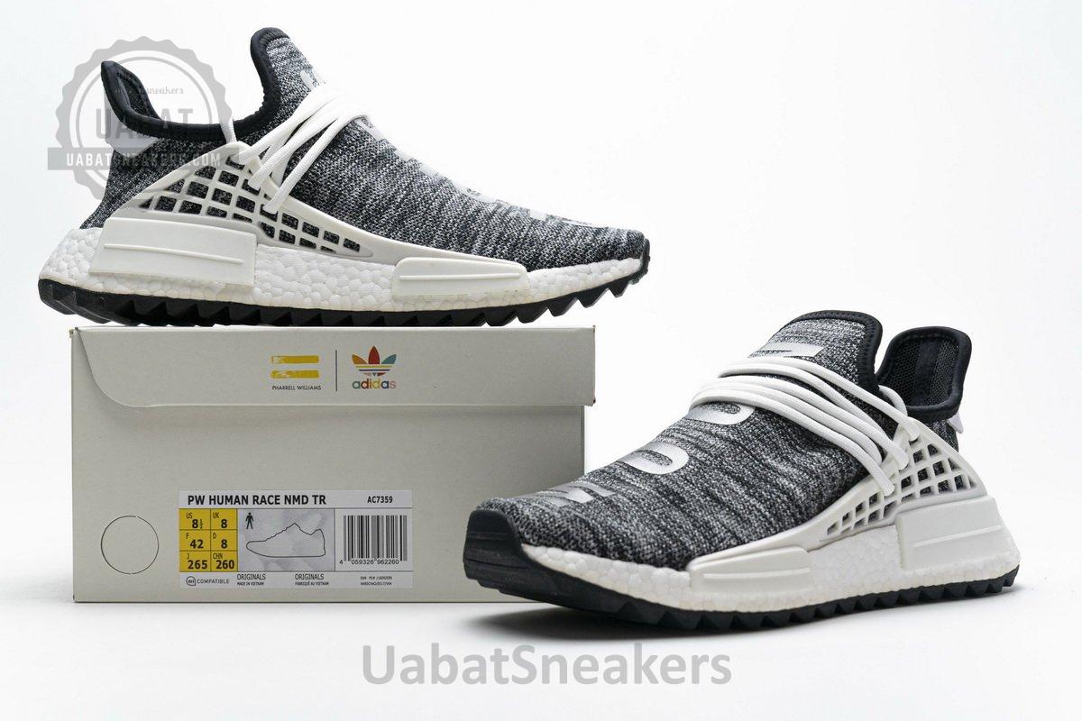 Pharrell Williams x Adidas NMD Human Race “Core Black” Real Boost AC7359 - Image 3