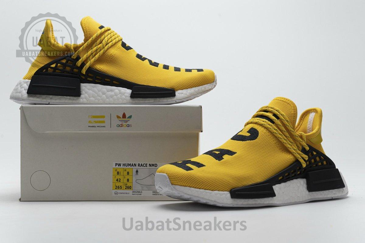 Pharrell Williams x Adidas NMD Human Race “Yellow” Real Boost BB0619 - Image 3