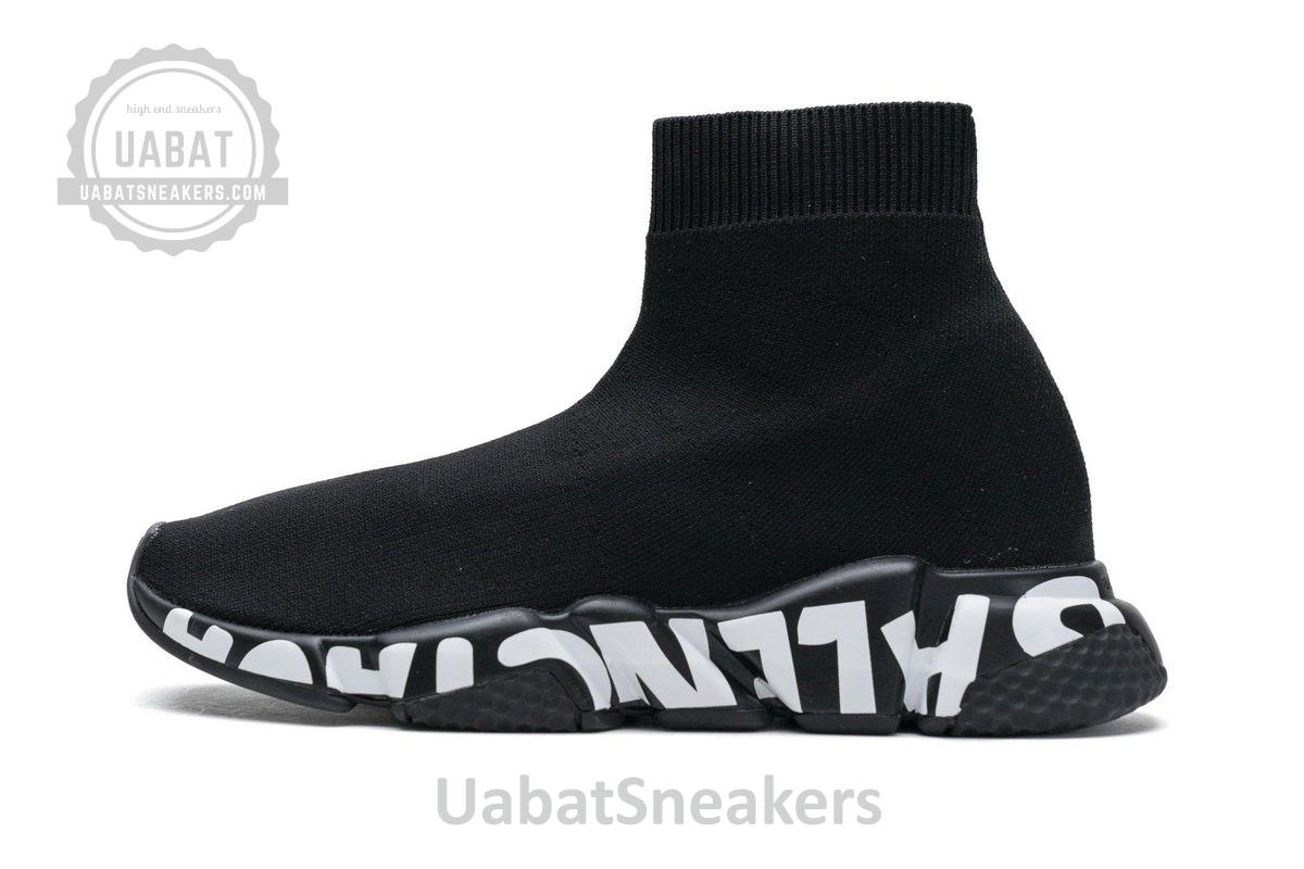 Balenciaga Stretch Mesh High Top Sneaker All Black - Image 16