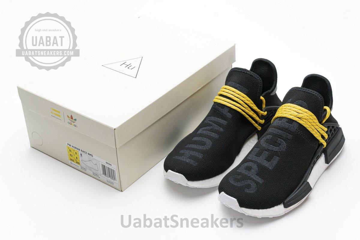 Pharrell Williams x Adidas NMD Human Race “Black” Real Boost BB3068 - Image 3