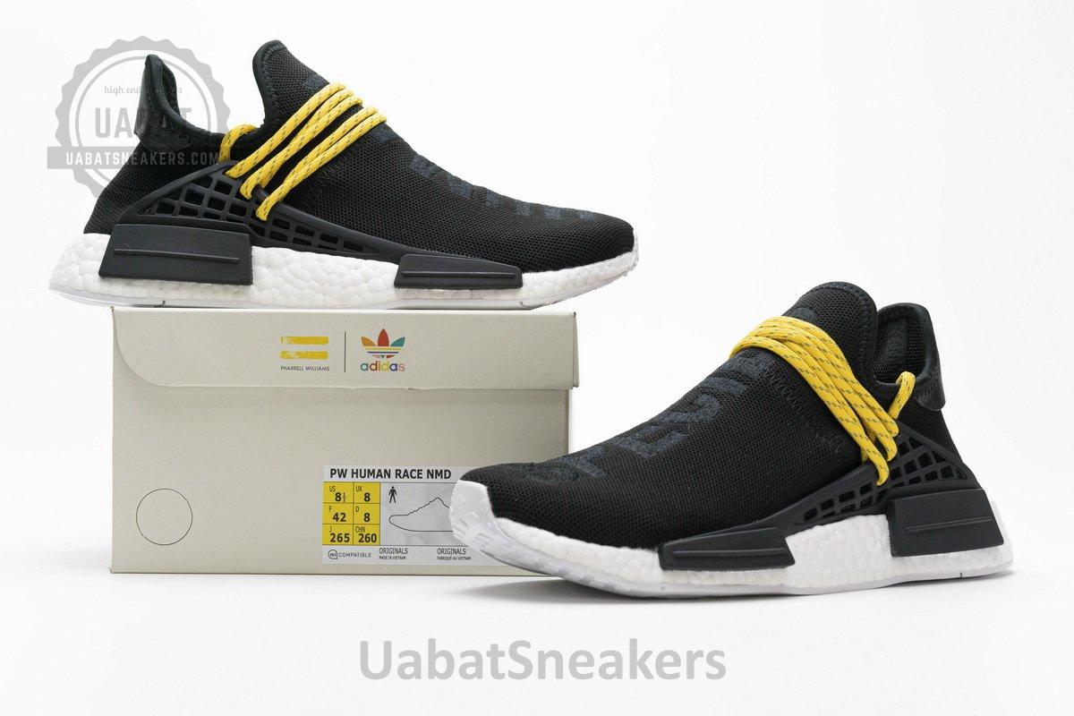 Pharrell Williams x Adidas NMD Human Race “Black” Real Boost BB3068 - Image 2