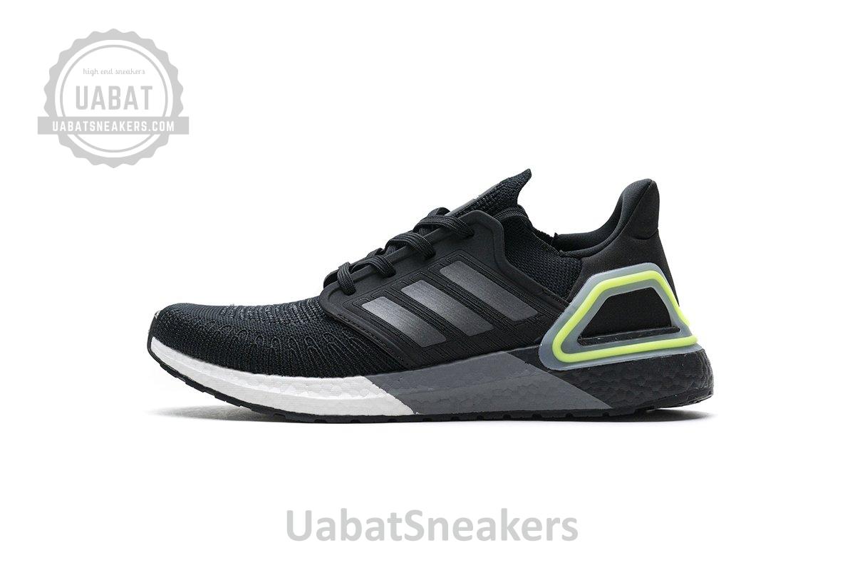 FY3452 adidas Ultra BOOST 20 CONSORTIUM Black Grey Green Real Boost