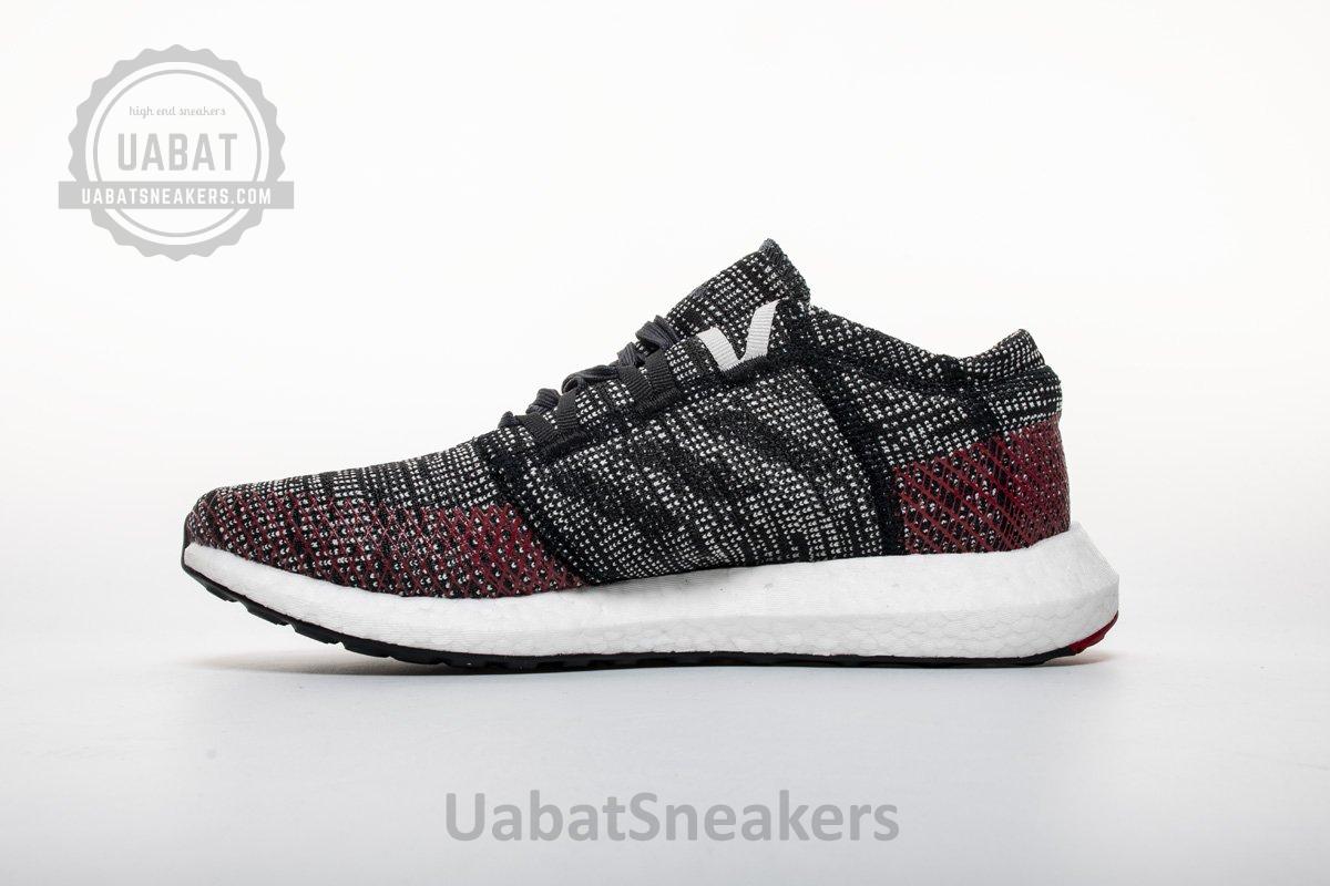 Adidas Pure Boost GO "Carbon/Core Black/Power Red" AH2323
