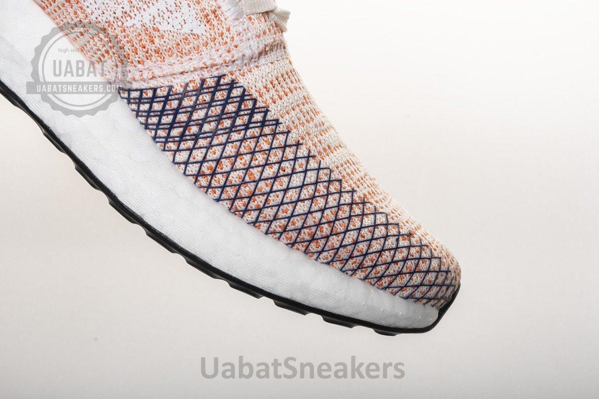 Adidas Pure Boost GO "Cloud White/Cloud White/Mystery Ink" B75666 - Image 6
