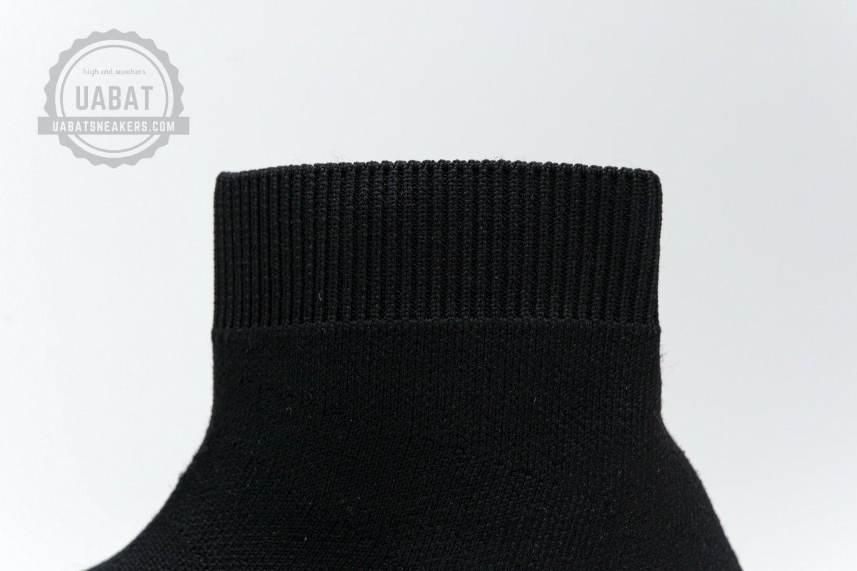 Balenciaga Stretch Mesh High Top Sneaker Black White - Image 9