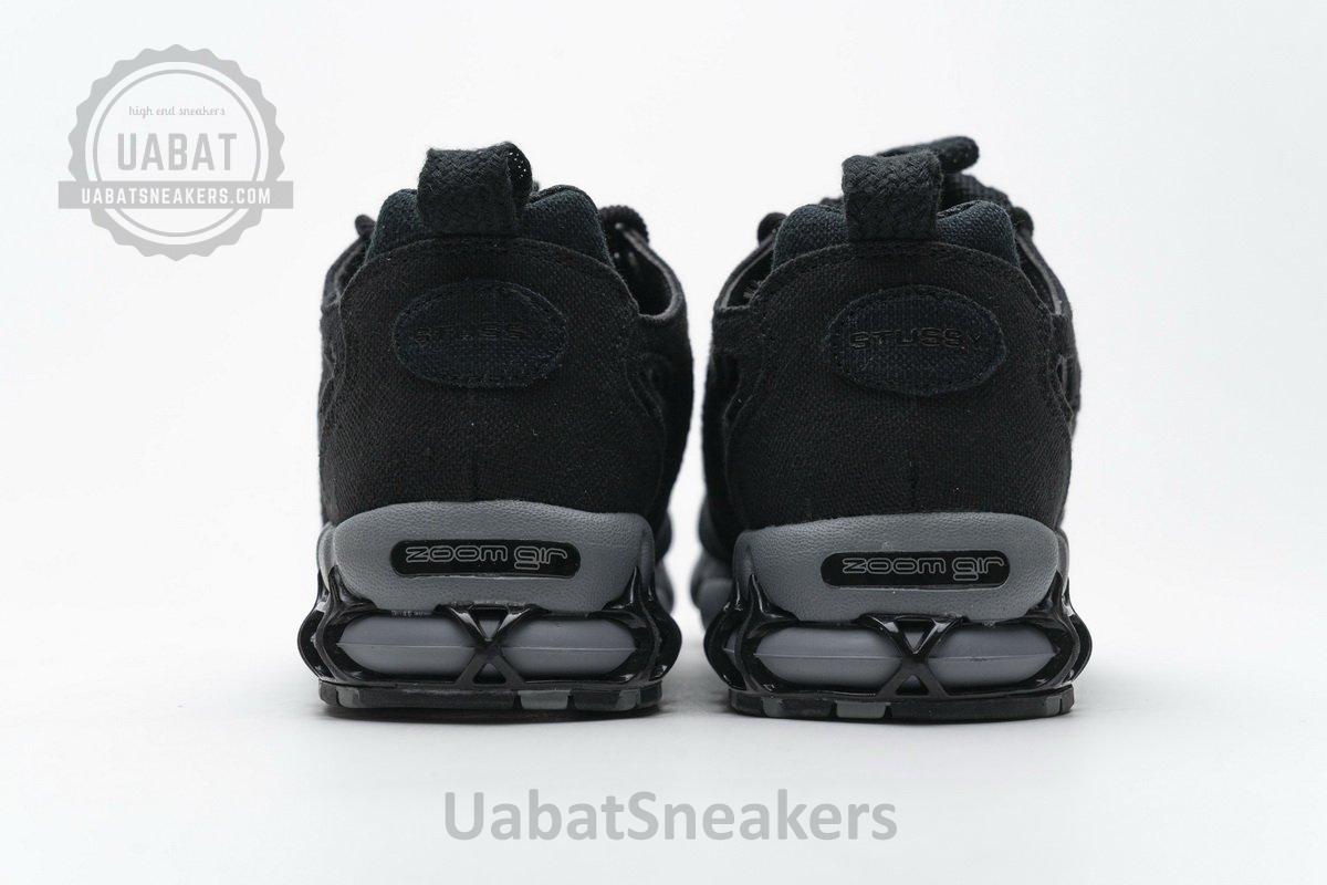 CQ5486-001 Stussy x Nike Air Zoom Spiridon Cage 2 Black Cool Grey - Image 7