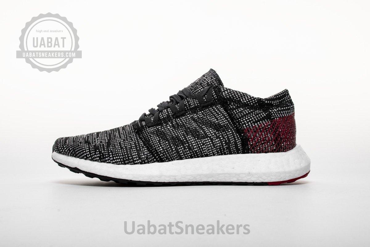 Adidas Pure Boost GO "Carbon/Core Black/Power Red" AH2323 - Image 19