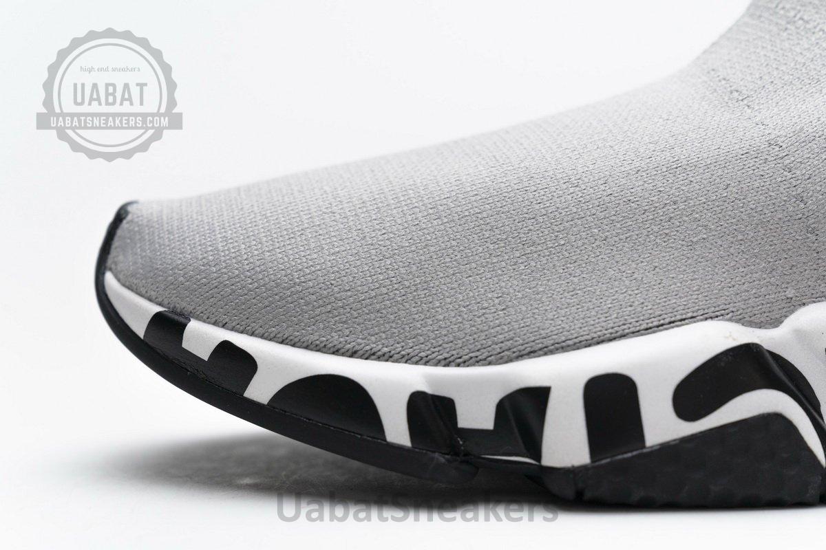 Balenciaga Stretch Mesh High Top Sneaker Grey - Image 12