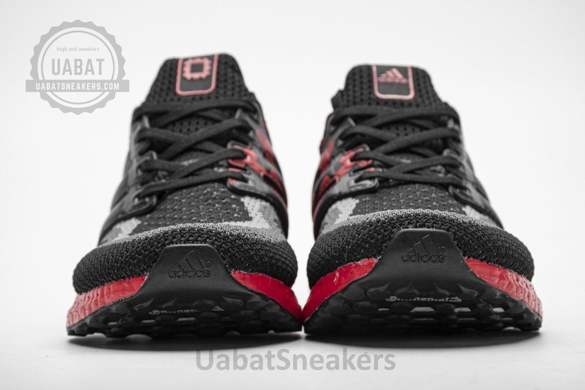 FW3724 adidas Ultra Boost 2.0 Real Boost Xi'an Black Red - Image 4