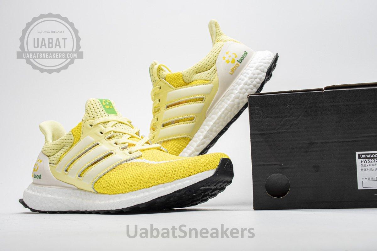FW5232 adidas Ultra Boost 2.0 Real Boost Hanzhou White Yellow - Image 2