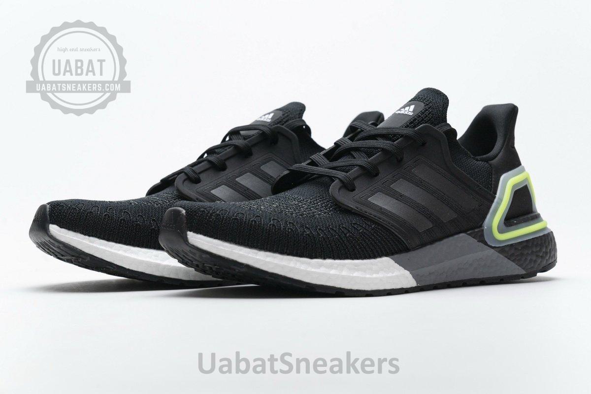 FY3452 adidas Ultra BOOST 20 CONSORTIUM Black Grey Green Real Boost - Image 4