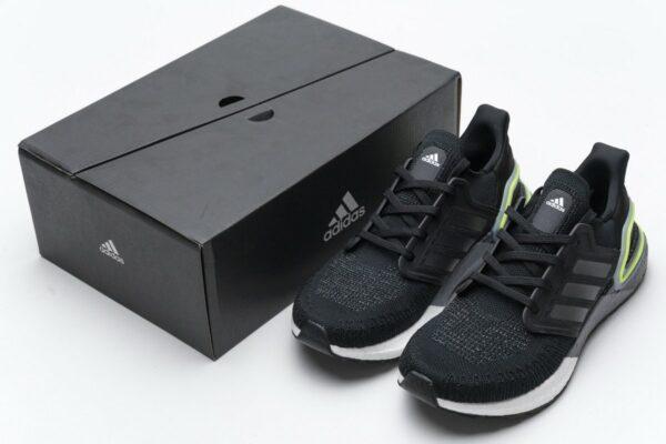 FY3452 adidas Ultra BOOST 20 CONSORTIUM Black Grey Green Real Boost - Image 2