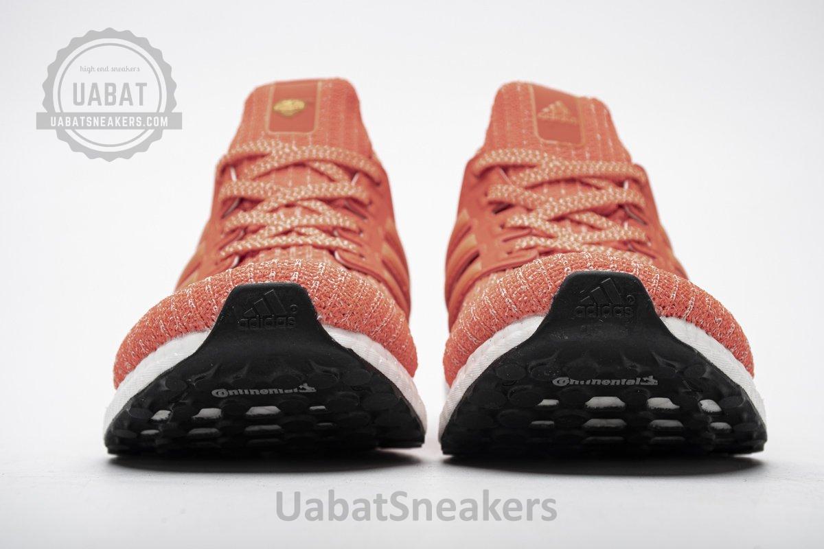 FW3722 adidas Ultra Boost 4.0 Real Boost Wuhan White Orange - Image 4