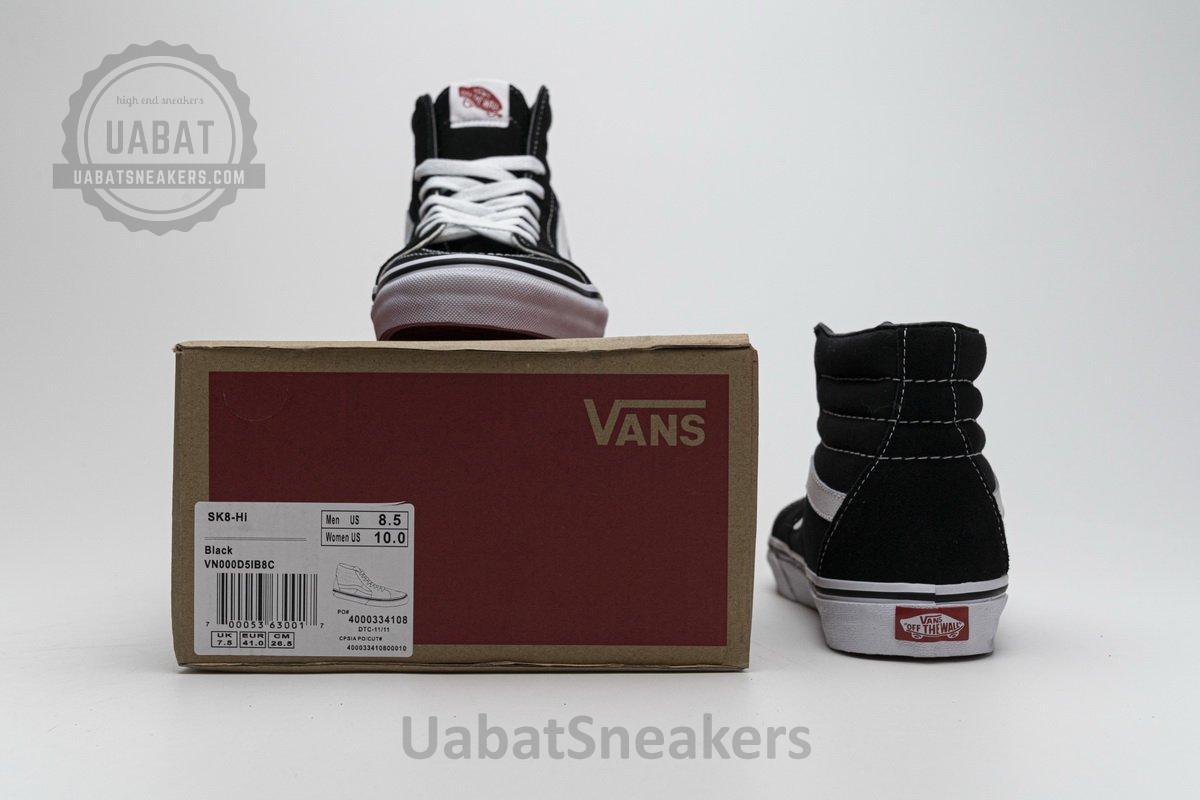 Vans Sk8-Hi Top Unisex VN000D51B8C “Black White” - Image 3