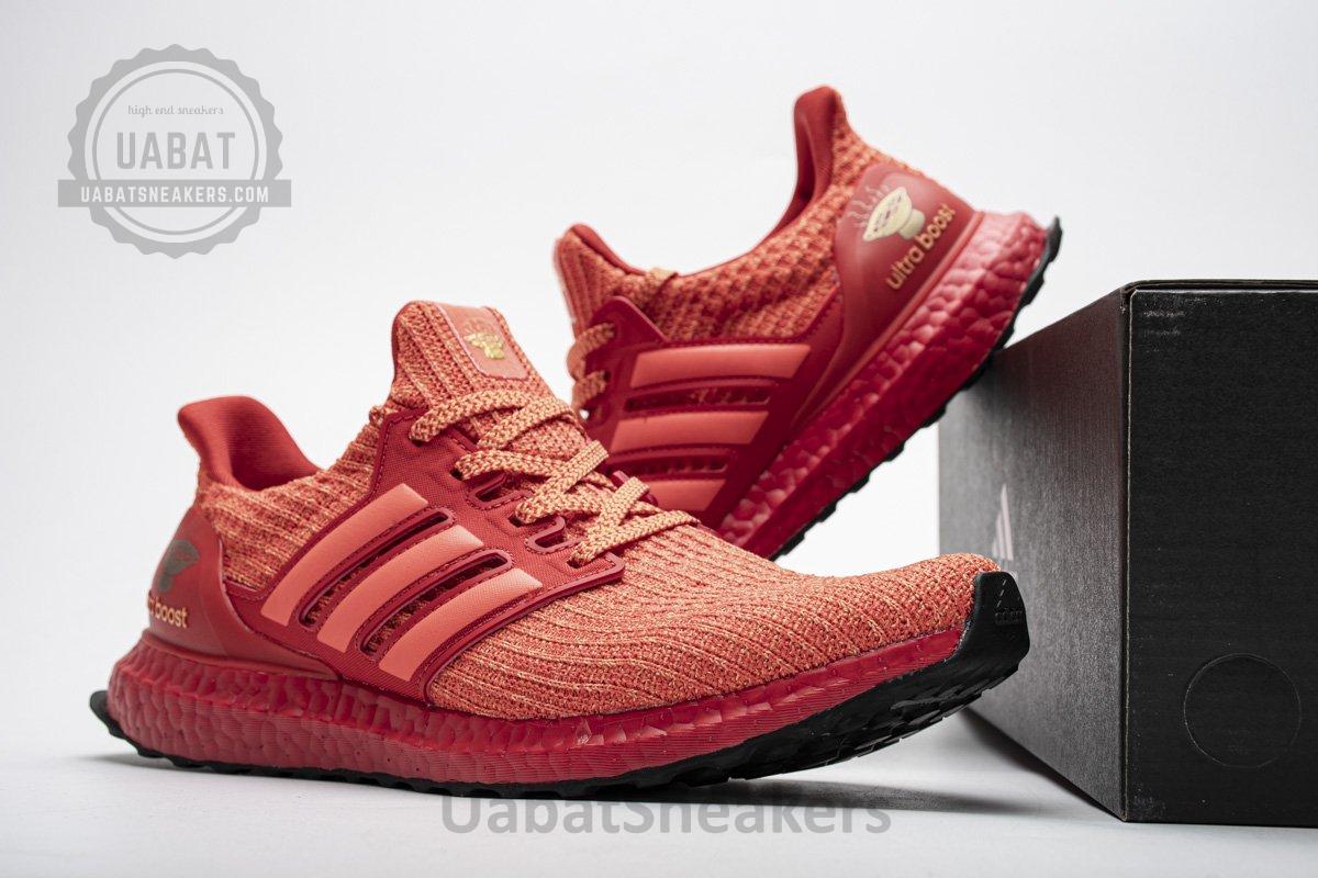 FW3723 adidas Ultra Boost 4.0 Real Boost Chengdu Red Orange - Image 2
