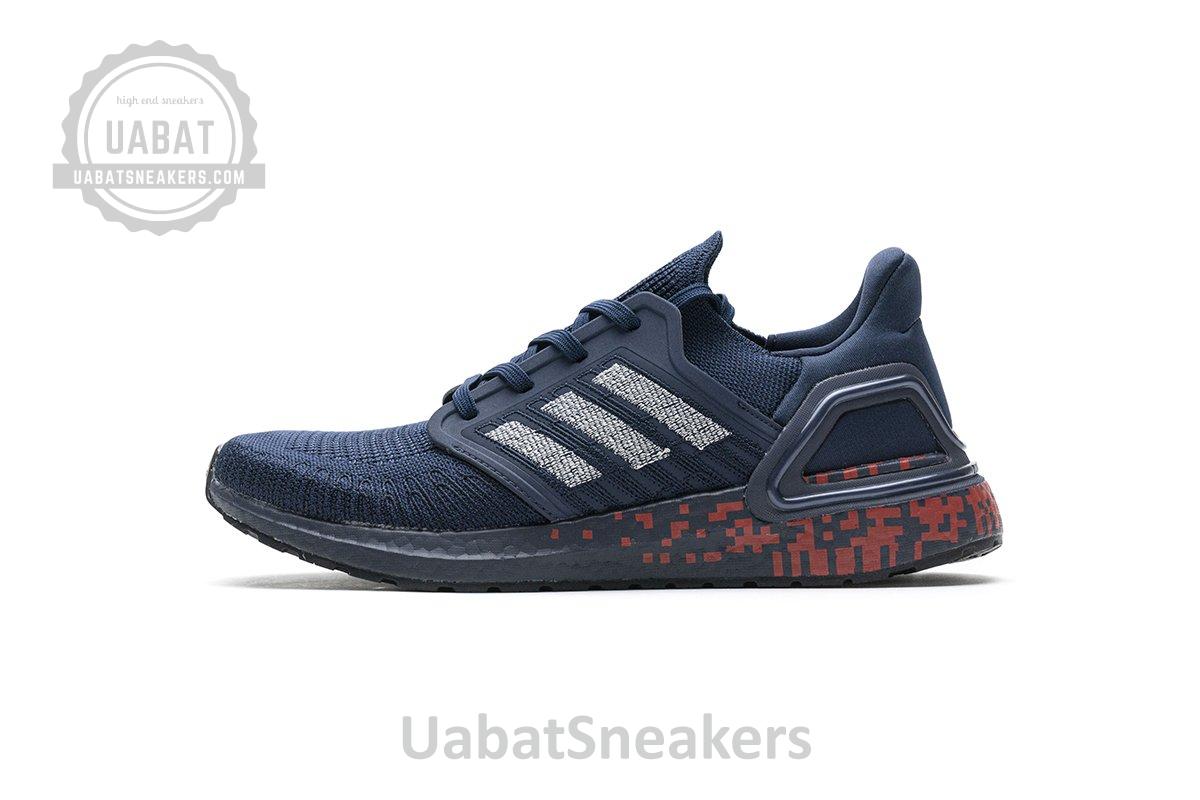 FY3451 adidas Ultra BOOST 20 CONSORTIUM Dark Blue Red Real Boost