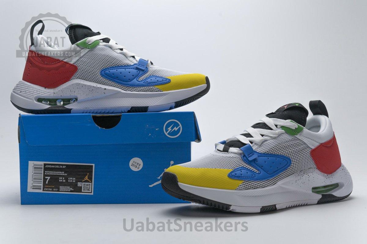 CV1761-017 Fragment Design x Jordan Delta SP White Red Orange Blue - Image 2