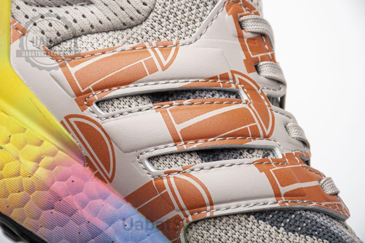 FW3726 adidas Ultra Boost 2.0 Real Boost Shanghai Grey Yellow - Image 8