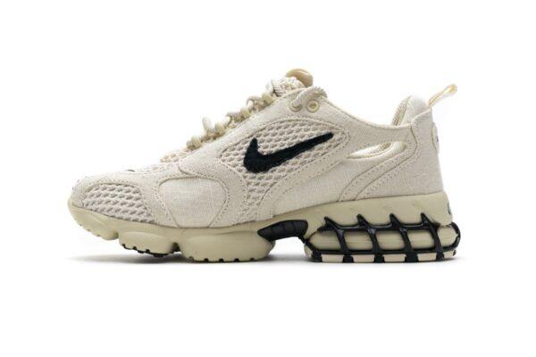 CQ5486-200 Stussy X Nike Air Zoom Spiridon Caged 2 Fossil - Image 15