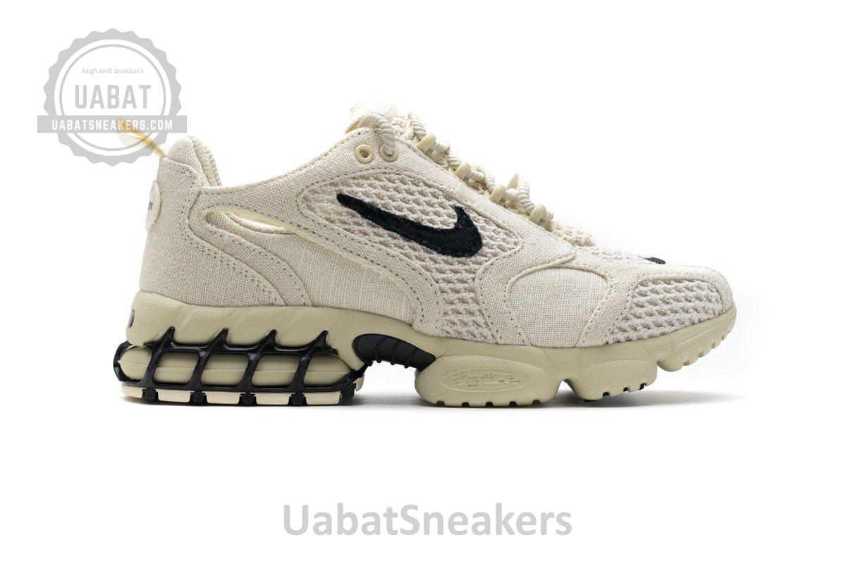 CQ5486-200 Stussy X Nike Air Zoom Spiridon Caged 2 Fossil - Image 16