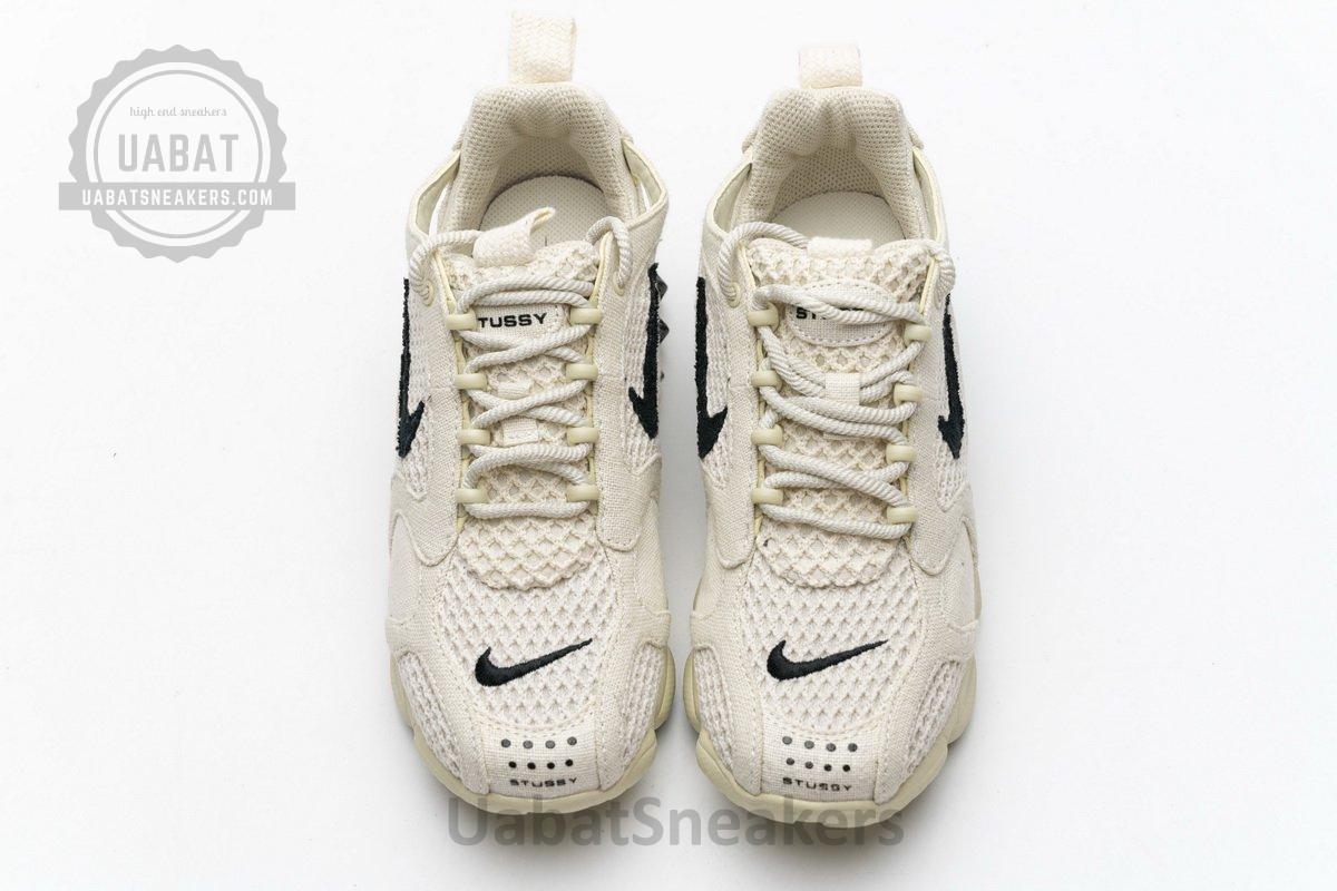 CQ5486-200 Stussy X Nike Air Zoom Spiridon Caged 2 Fossil - Image 6