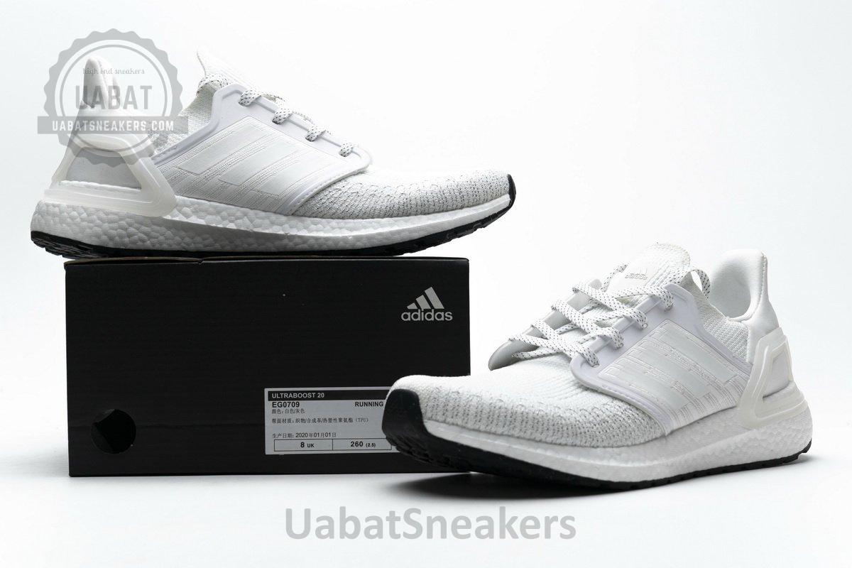 EG0709 adidas Ultra BOOST 20 White Reflective - Image 2