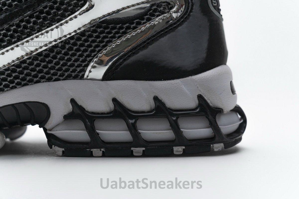 CU1854-001 Stussy x Nike Air Zoom Spiridon Cage 2 Black Silver - Image 12