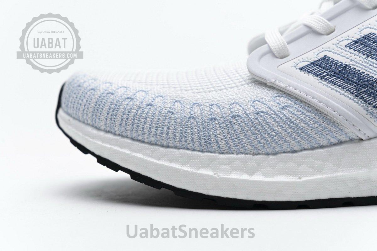 FY3454 adidas Ultra BOOST 20 White Light Blue - Image 11
