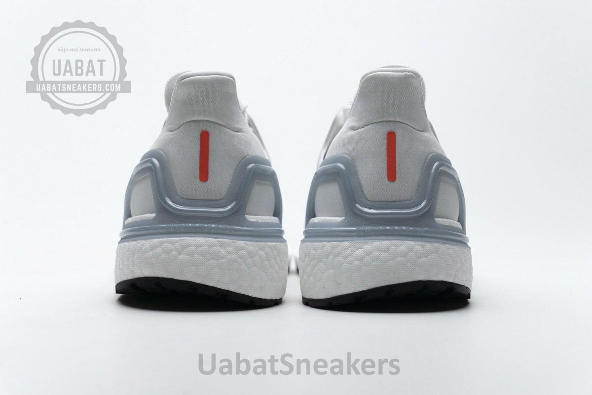 FY3454 adidas Ultra BOOST 20 White Light Blue - Image 7